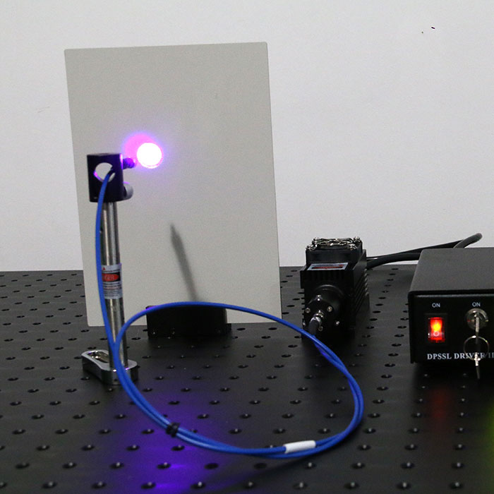 445nm/450nm 70mW Blue 섬유 결합 레이저 lab laser source